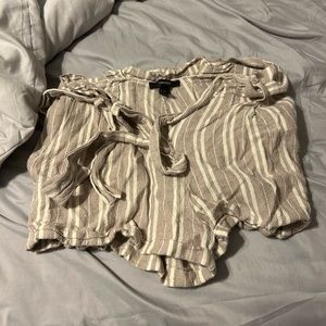 Forever 21 striped shorts women